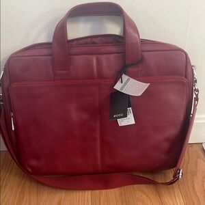 New! Ecco Ruby Leather business Laptop Bag.